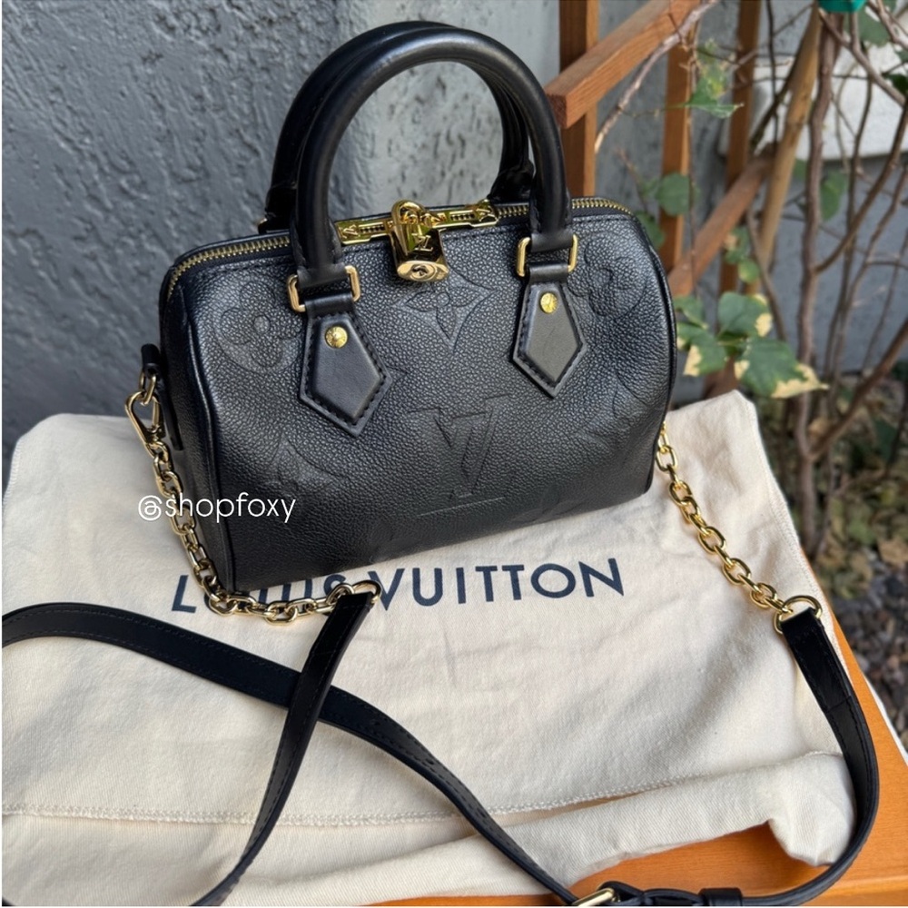 Louis Vuitton Giant Monogram Empreinte Speedy 20 Crossbody